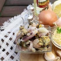 Морепродукты, запеченные в сливочном соусе Рецепт креветок в сливочном соусе